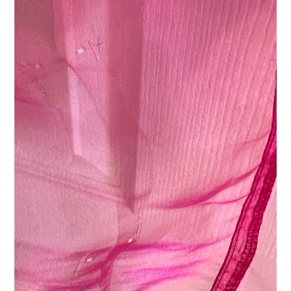 Sheer Pink Button Front Top - image 4